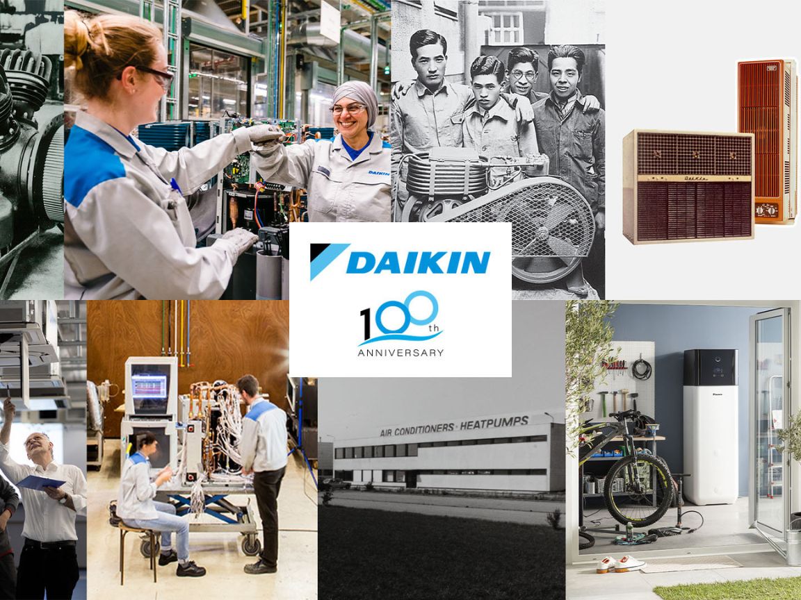 Daikin 100 Years banner